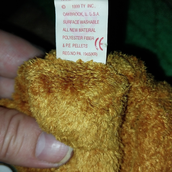 NWT Ty Beanie Baby Rare "Fuzz" 1999 With Tag Errors - Picture 8 of 8